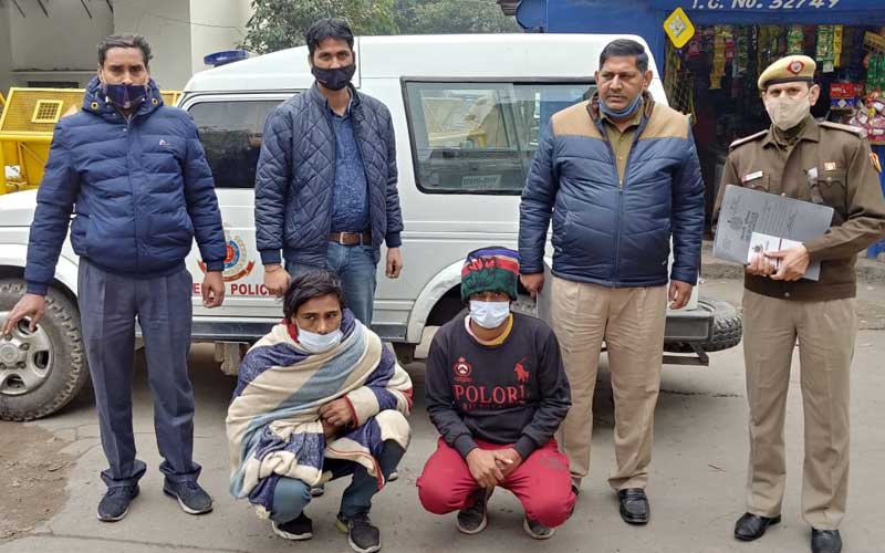 North-East District Delhi Police arrested an auto lifter/snatcher, a buyer of stolen items