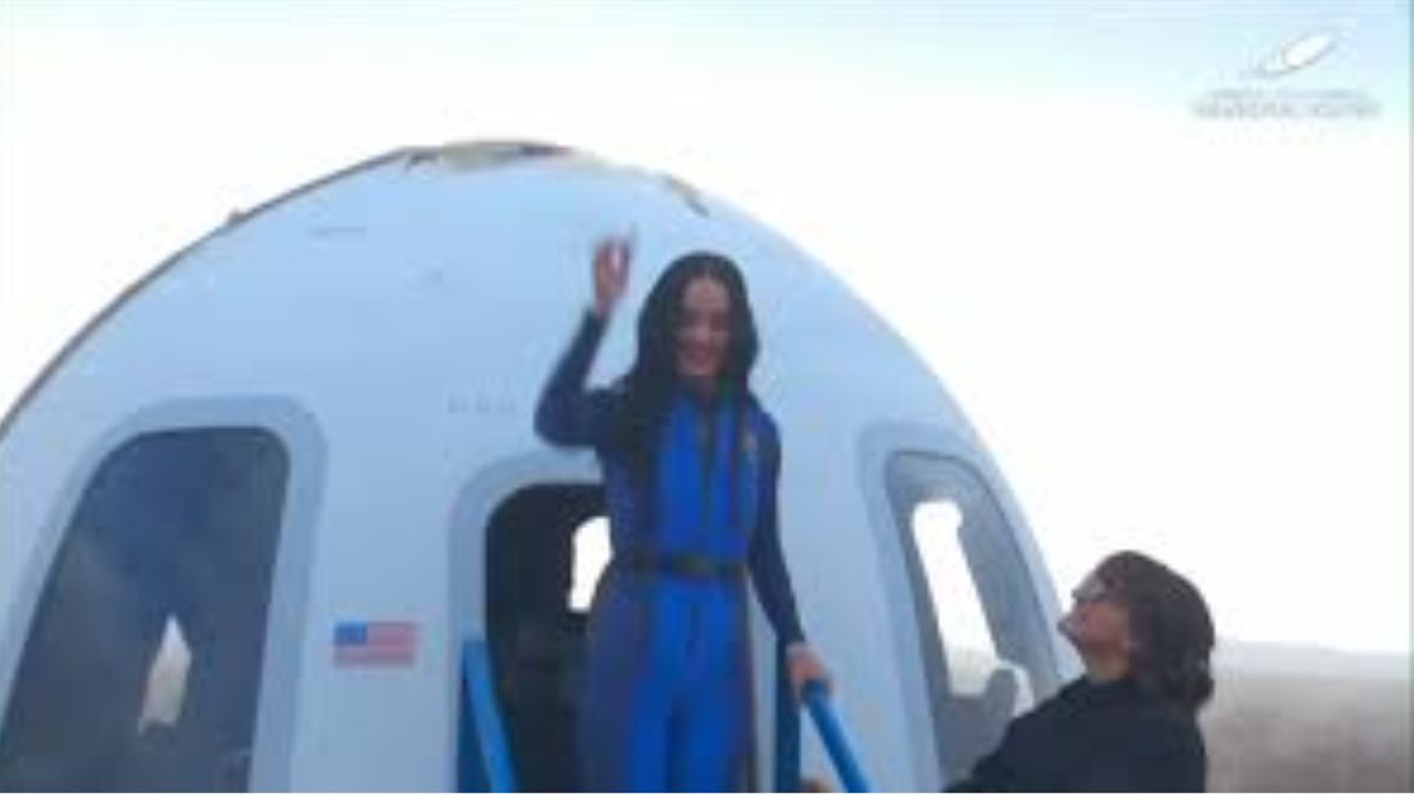 Katy Perry Sings ‘What a Wonderful World’ During Historic Space Flight Live