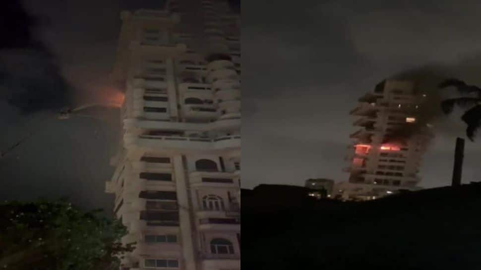 Maharashtra: Enormous Fire breaks out in a 21-storey  Residential Building near SRK's Mumbai Bungalow