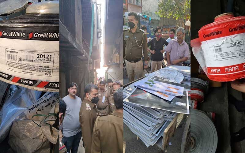 Counterfeit - Great White Global Private Limited's Products seized in New Delhi, FIR lodged
