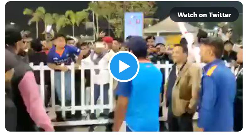 Watch Viral Video - Rohit Sharma Cute Friend Gets Emotional Upon Seeing Him in Guwahati Video - Ind vs SL