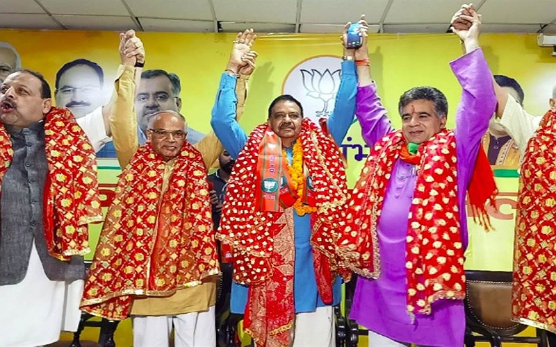 Congress former MLA Shiv Dev Singh joins BJP along with supporters